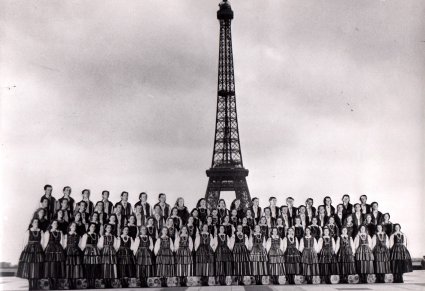 Zespół "Mazowsze", Paryż 1954 r.