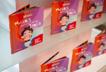 Książeczka dla dzieci na ekspozycji