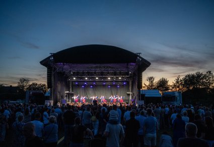 Scena i widownia podczas występu