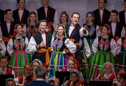 Chór podczas występu