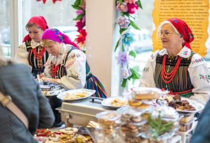 Stoisko z wyrobami świątecznymi