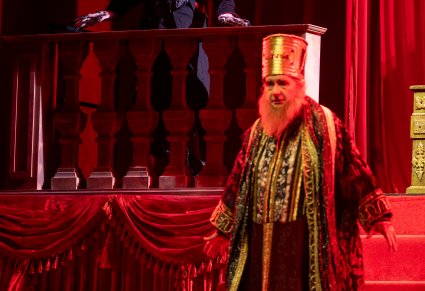 Postać Heroda i Szatana we wspólnej scenie