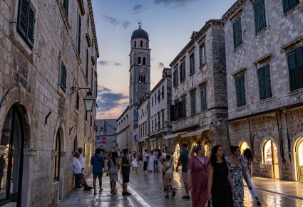 Piękna uliczka Dubrownika