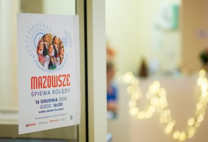 Plakat "Mazowsze" śpiewa kolędy