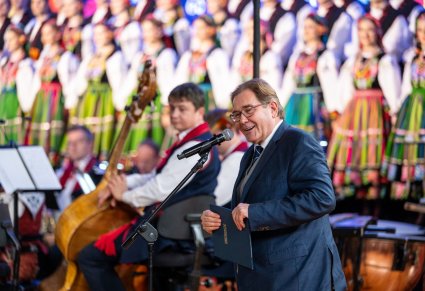 Przemówienie podczas koncertu