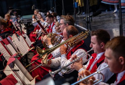 Zbliżenie na Orkiestrę dętą