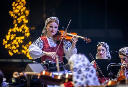 Zbliżenie na koncermistrzynię