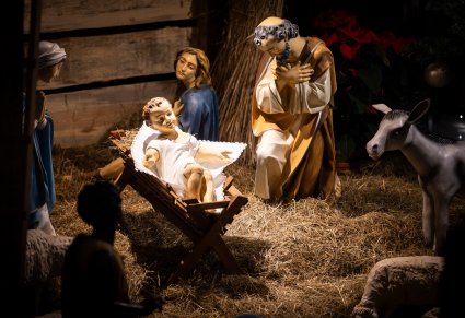 żłóbek w stajence w katedrze