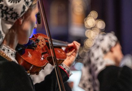 Zbliżenie na skrzypce