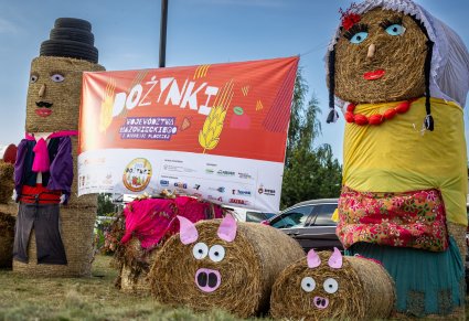 Witacze dożynkowe w Płońsku