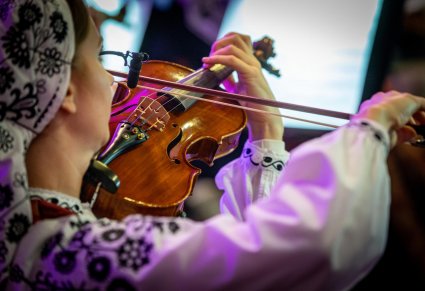 Zbliżenie na skrzypce