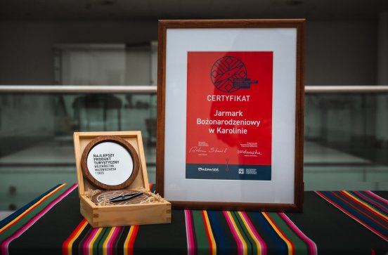  Certyfikat MROT za Najlepszy Produkt Turystyczny Województwa Mazowieckiego 2025